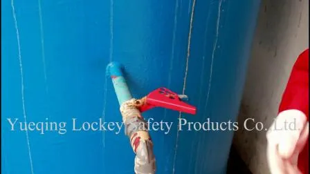 Válvula de esfera padrão durável Lockey Loto com trava de segurança e Ce