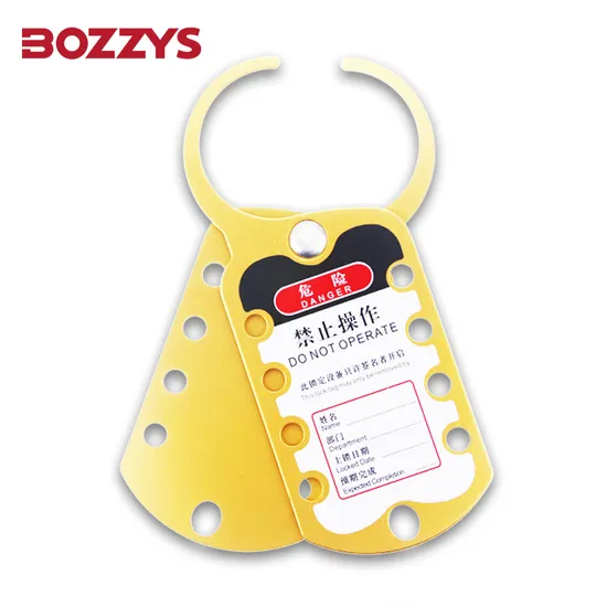 Travas de bloqueio de liga de alumínio oxidado super resistente com etiqueta