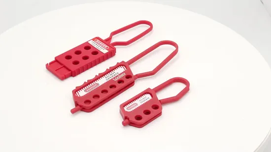 Algema OEM de 3 mm com fecho de plástico amarelo e 4 furos de bloqueio