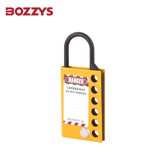 Bozzys 5mm Alumínio Reforçado Amarelo Travamento Ferrolho com 6 Fechaduras