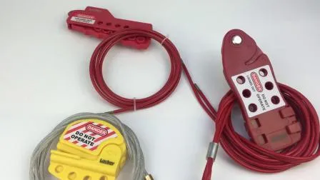 Bloqueio de cabo ajustável de isolamento de produtos Loto para bloqueio e etiquetagem