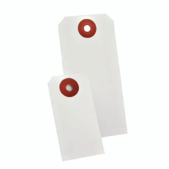 Placas de bloqueio de etiqueta de advertência com ilhós de papel de design personalizado