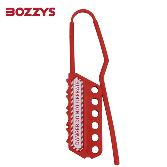 Fecho de nylon com abertura lateral de plástico Bozzys com 3 furos para fechadura