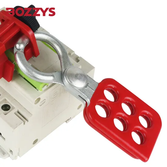 Fecho de segurança Bozzys Master Lockout com alça de PVC